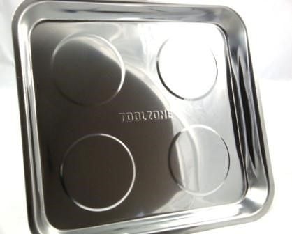 MAGNETIC PARTS TRAY STAINLESS STEEL 260 x 290mm - TOOLZONE KDPAU211