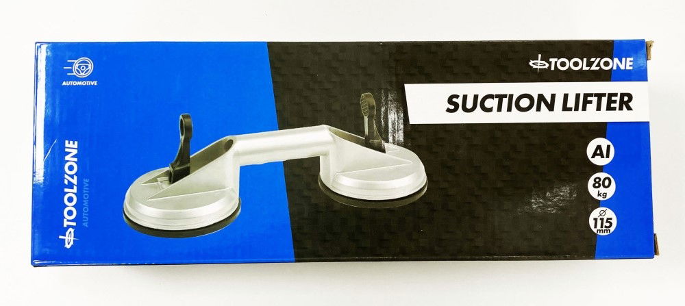 DOUBLE ALUMINIUM SUCTION CUP 115mm - TOOLZONE KDPAU249