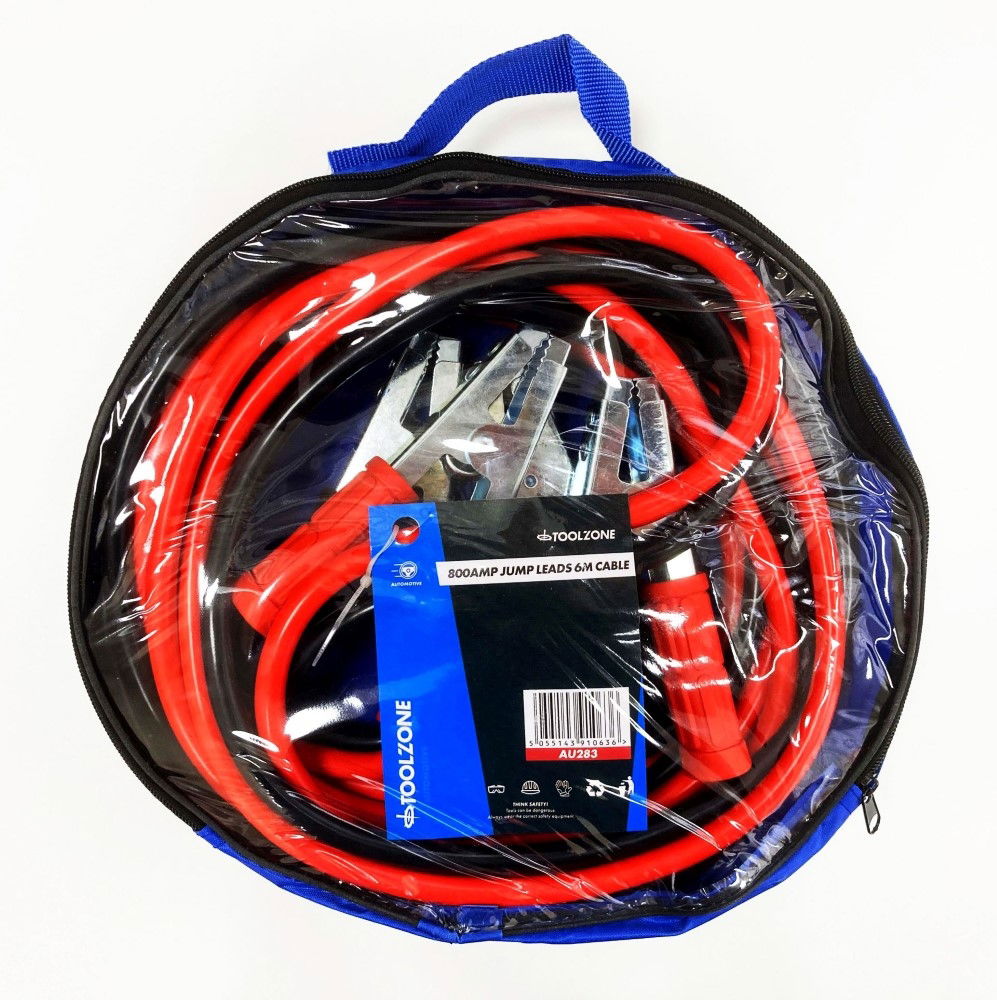 JUMP LEADS 800amp 6m - TOOLZONE KDPAU283