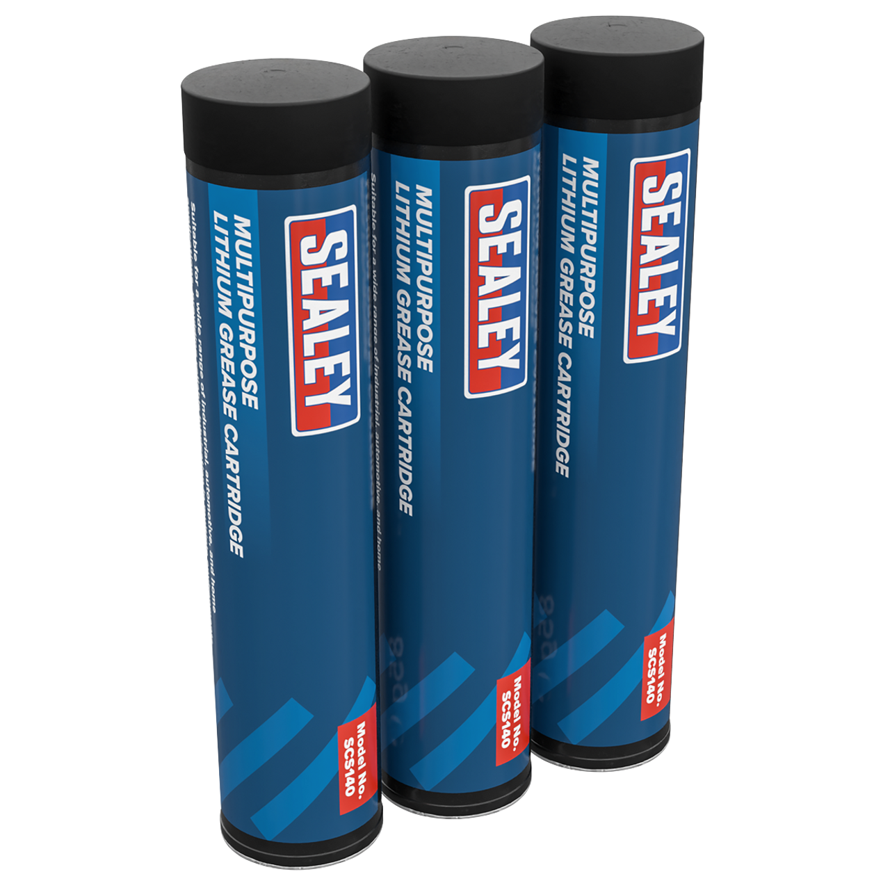 85G 3OZ GREASE CARTRIDGE MULTIPURPOSE LITHIUM PACK OF 3 SEALEY SCS140