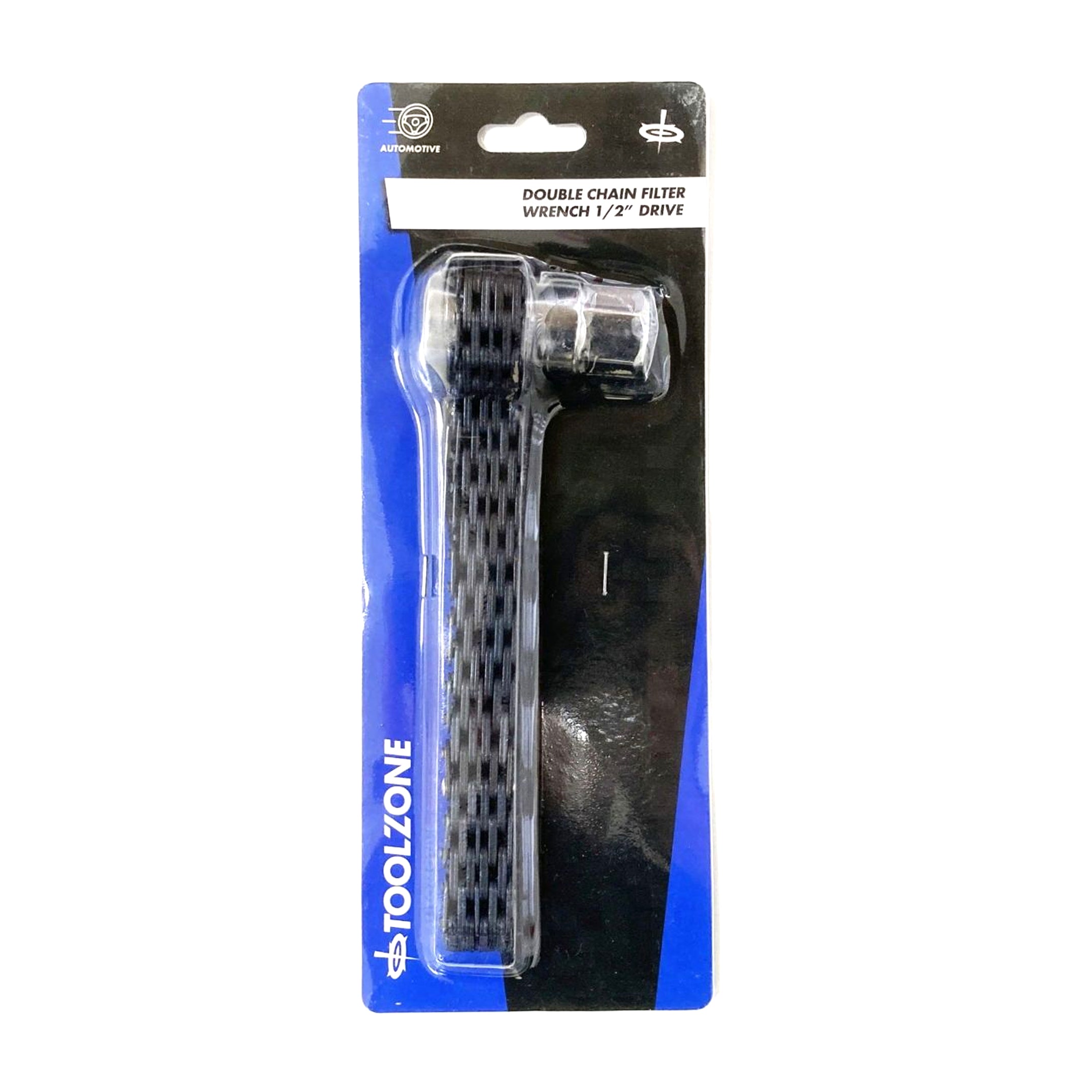 DOUBLE CHAIN FILTER WRENCH 1/2 DRIVE - TOOLZONE KDPAU394