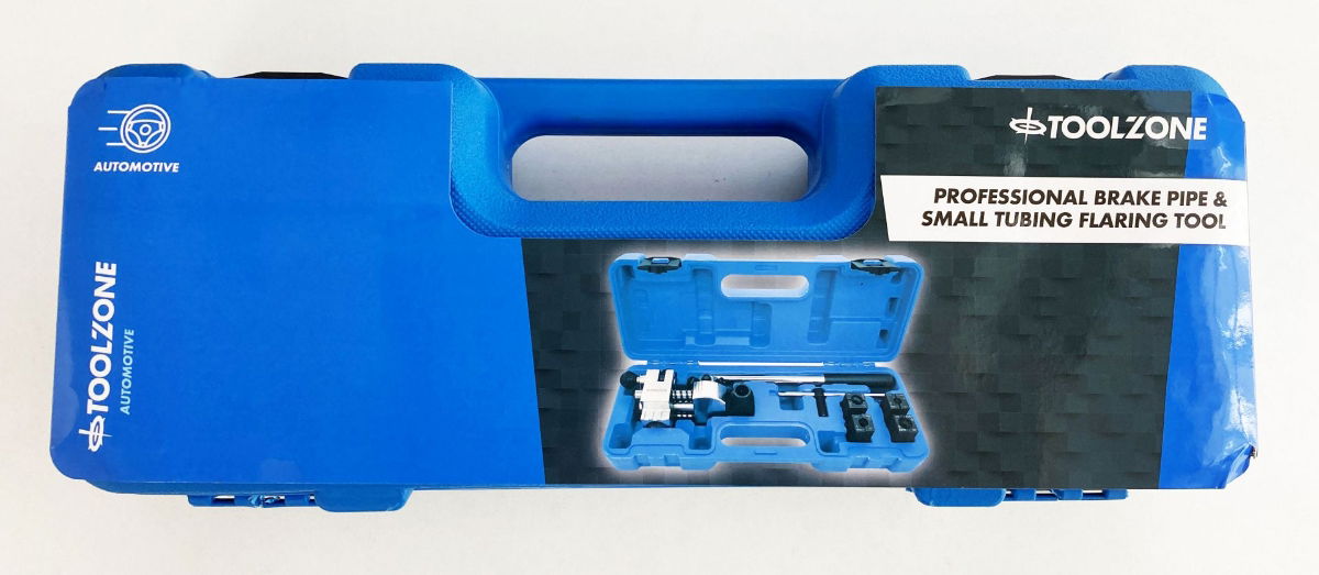 PROFESSIONAL BRAKE FLARING KIT FOR 3/16, 1/4, 5/16, 3/8 TUBES - TOOLZONE KDPAU402