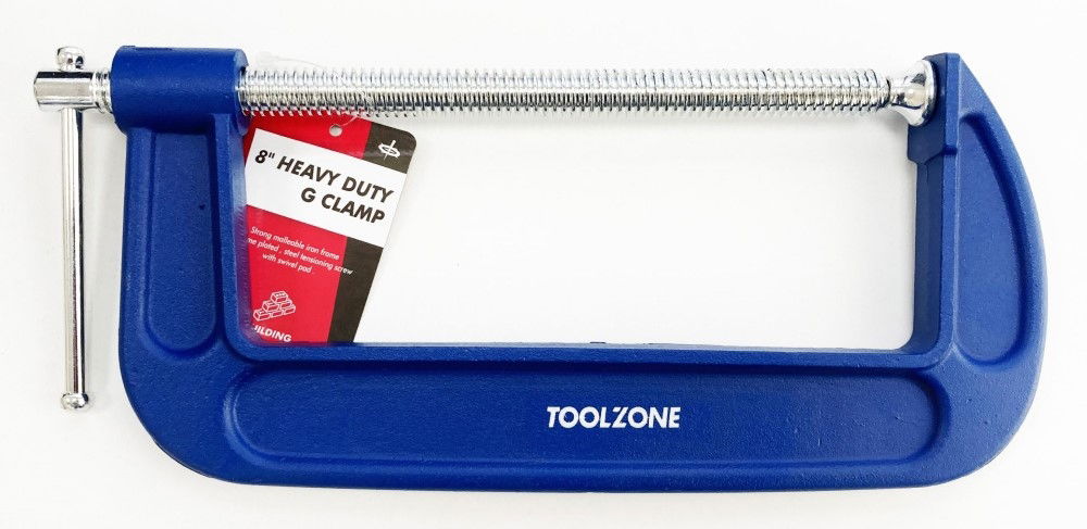 G CLAMP HEAVY DUTY 8 - TOOLZONE KDPCL092