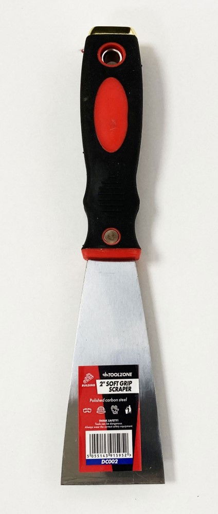 SCRAPER 2 SOFT GRIP HANDLE - TOOLZONE KDPDC002
