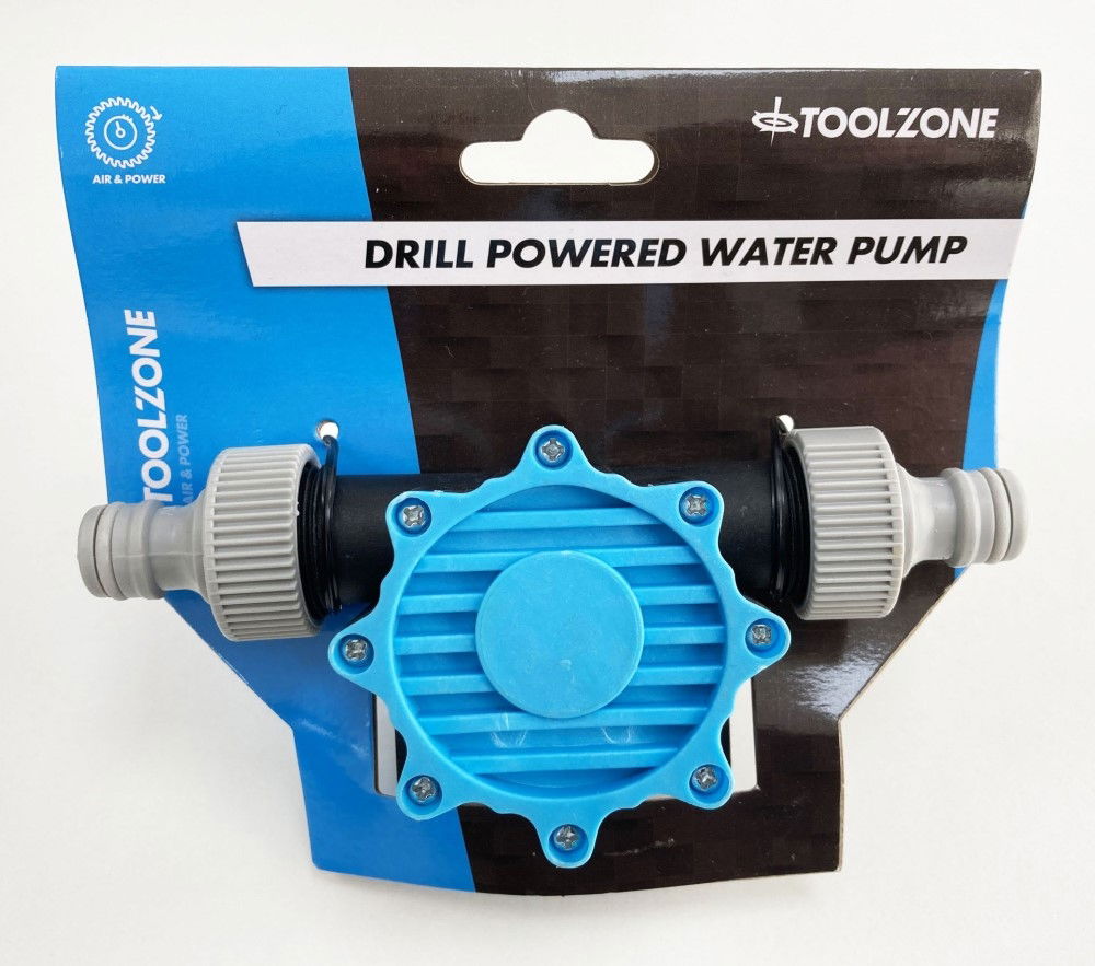 DRILL POWERED WATER PUMP MAX FLOW 1.2m³/H MAX SUCTION 3m - TOOLZONE KDPDR031