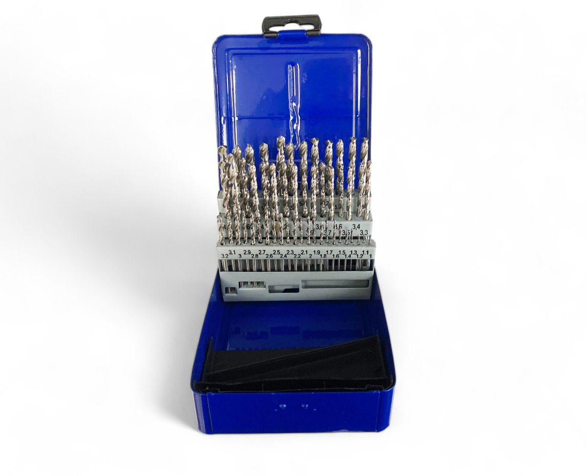 DRILL BIT SET HSS 51PC 1-6mm IN 0.1mm INCREMENTS - TOOLZONE KDPDR041