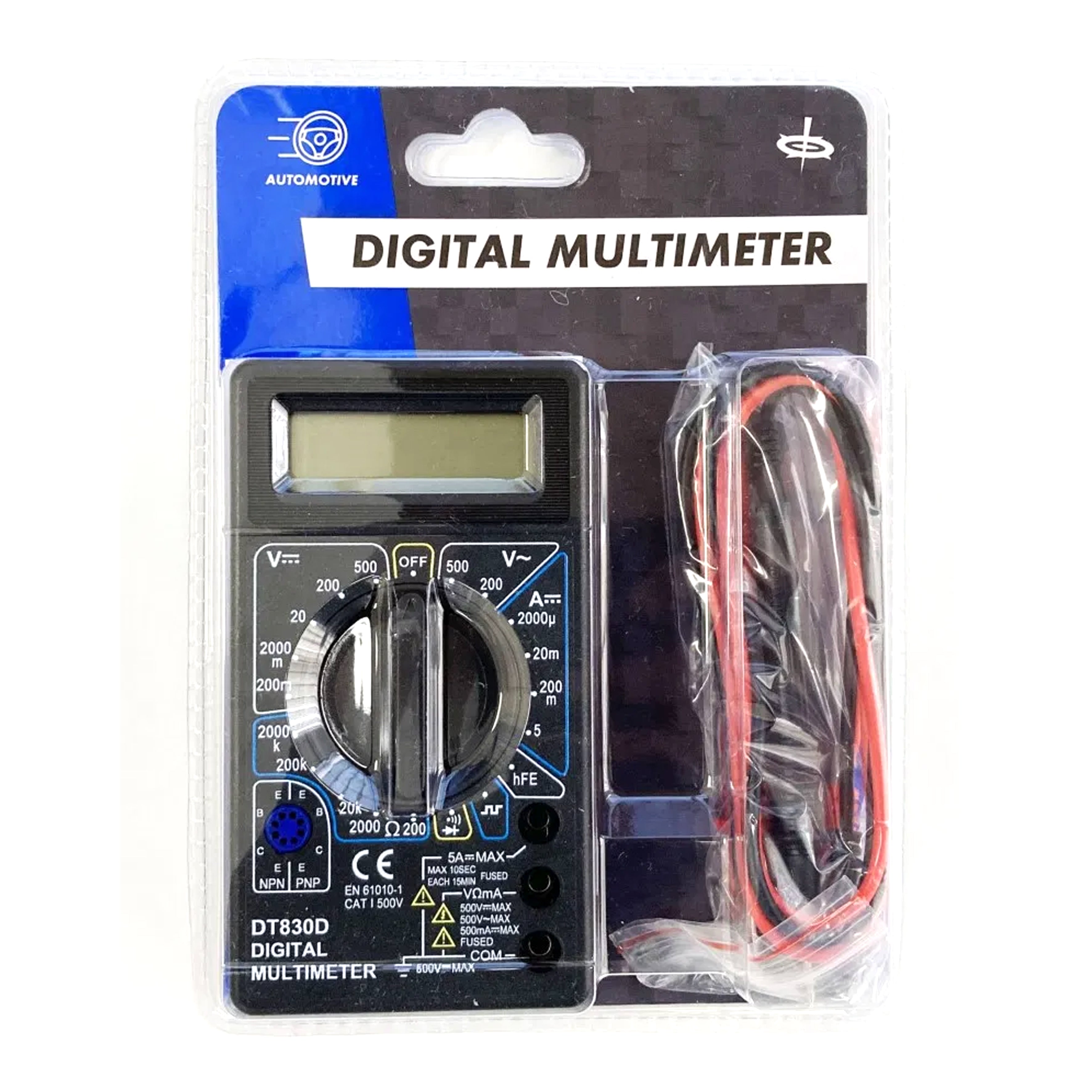 DIGITAL MULTIMETER STANDARD 3-1/2 DISPLAY MAX 1999 - TOOLZONE KDPEL059