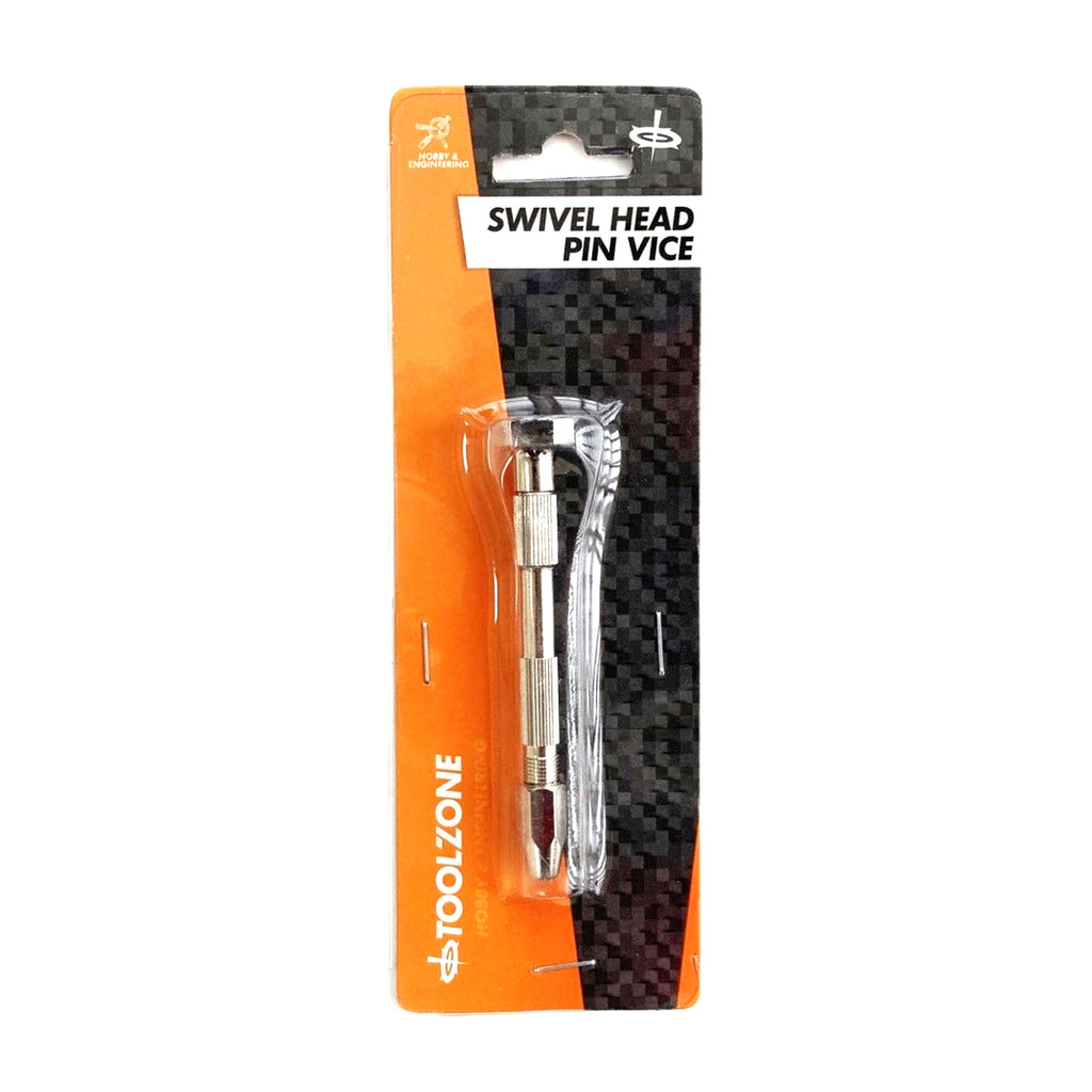 SWIVEL HEAD PIN VICE 2 REVERSIBLE COLLETS 0-2.9mm - TOOLZONE KDPHB204