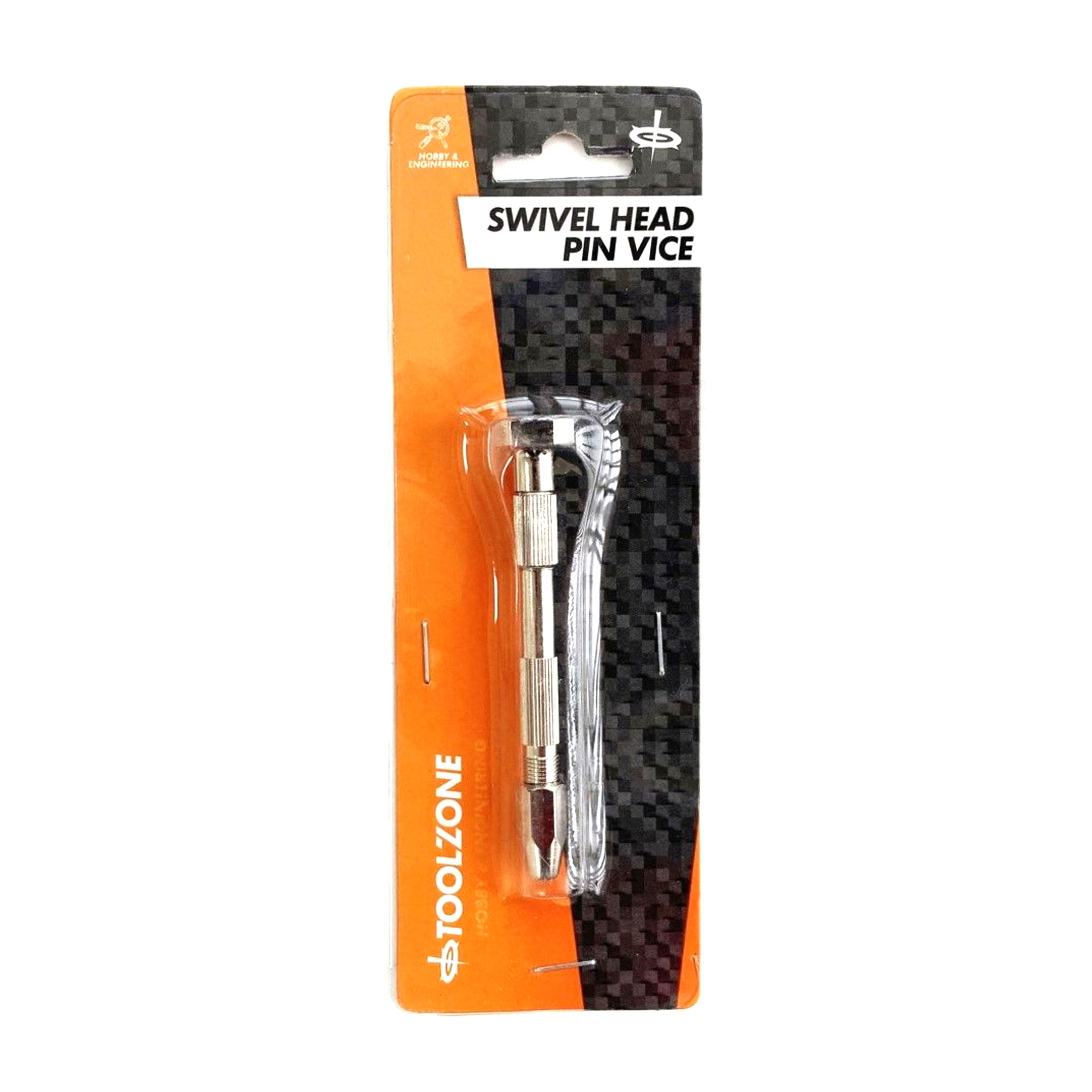 SWIVEL HEAD PIN VICE 2 REVERSIBLE COLLETS 0-2.9mm - TOOLZONE KDPHB204