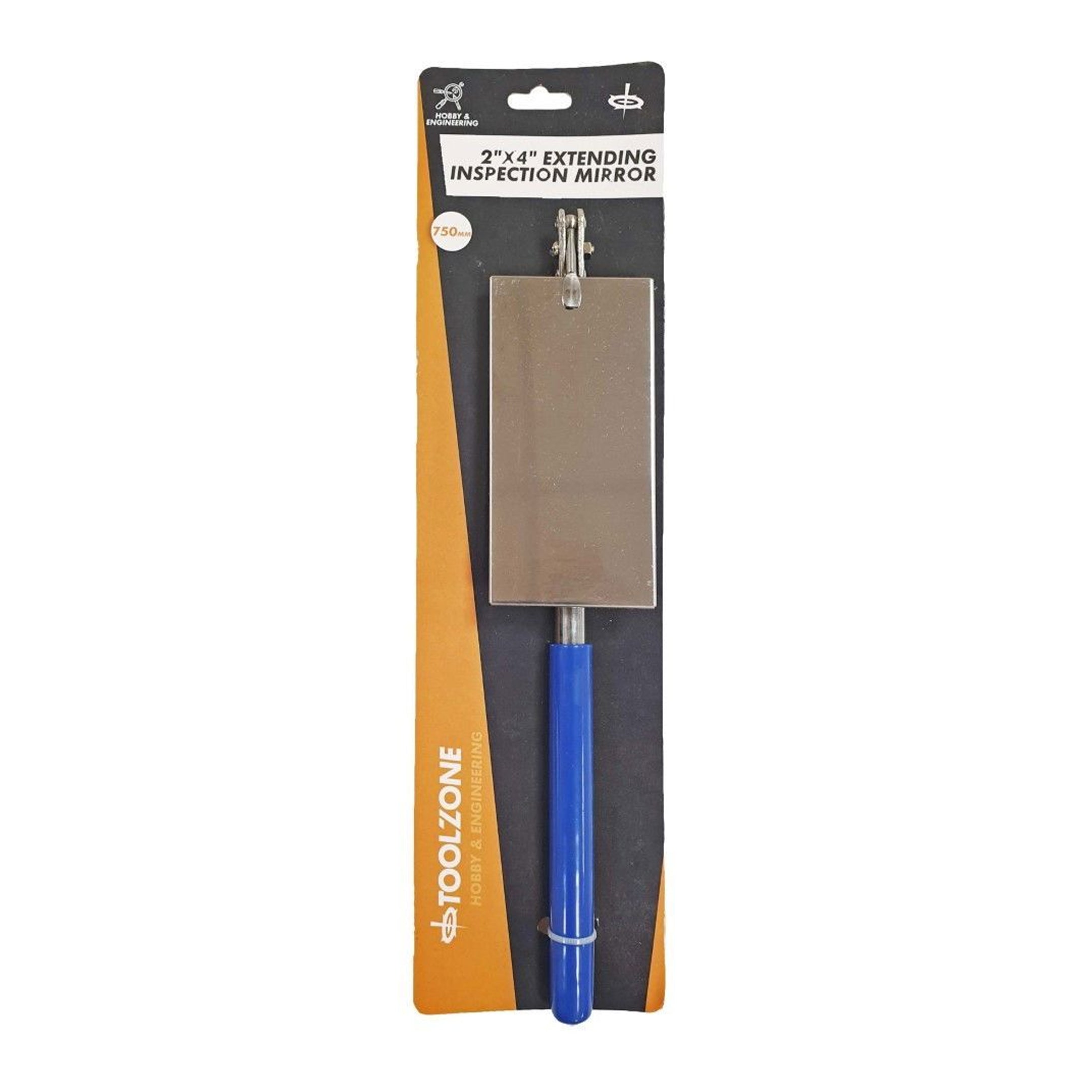 EXTENDING INSPECTION MIRROR 2x4 FOAM GRIP EXTENDS TO 30 - TOOLZONE KDPHB231