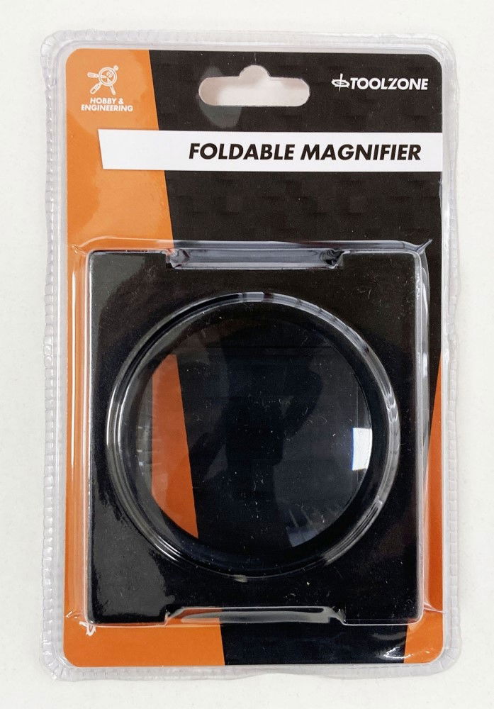 FOLDABLE MAGNIFYER DOUBLE ENLARGEMENT - TOOLZONE KDPHB294