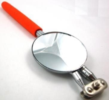 INSPECTION MIRROR ROUND 5cm TELESCOPIC EXTENDS 19-36cm - TOOLZONE KDPHB322