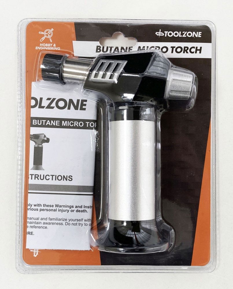 PIEZO BUTANE MICROTORCH GAS POWERED - TOOLZONE KDPHB327