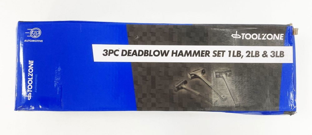 DEADBLOW HAMMER SET 3pc 1lb 2lb 3lb - TOOLZONE KDPHM002