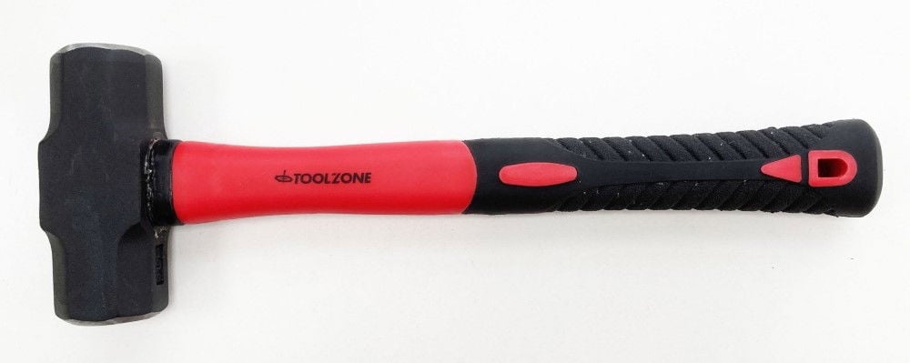 MINI SLEDGE HAMMER 3lb FIBREGLASS HANDLE 365mm - TOOLZONE KDPHM085