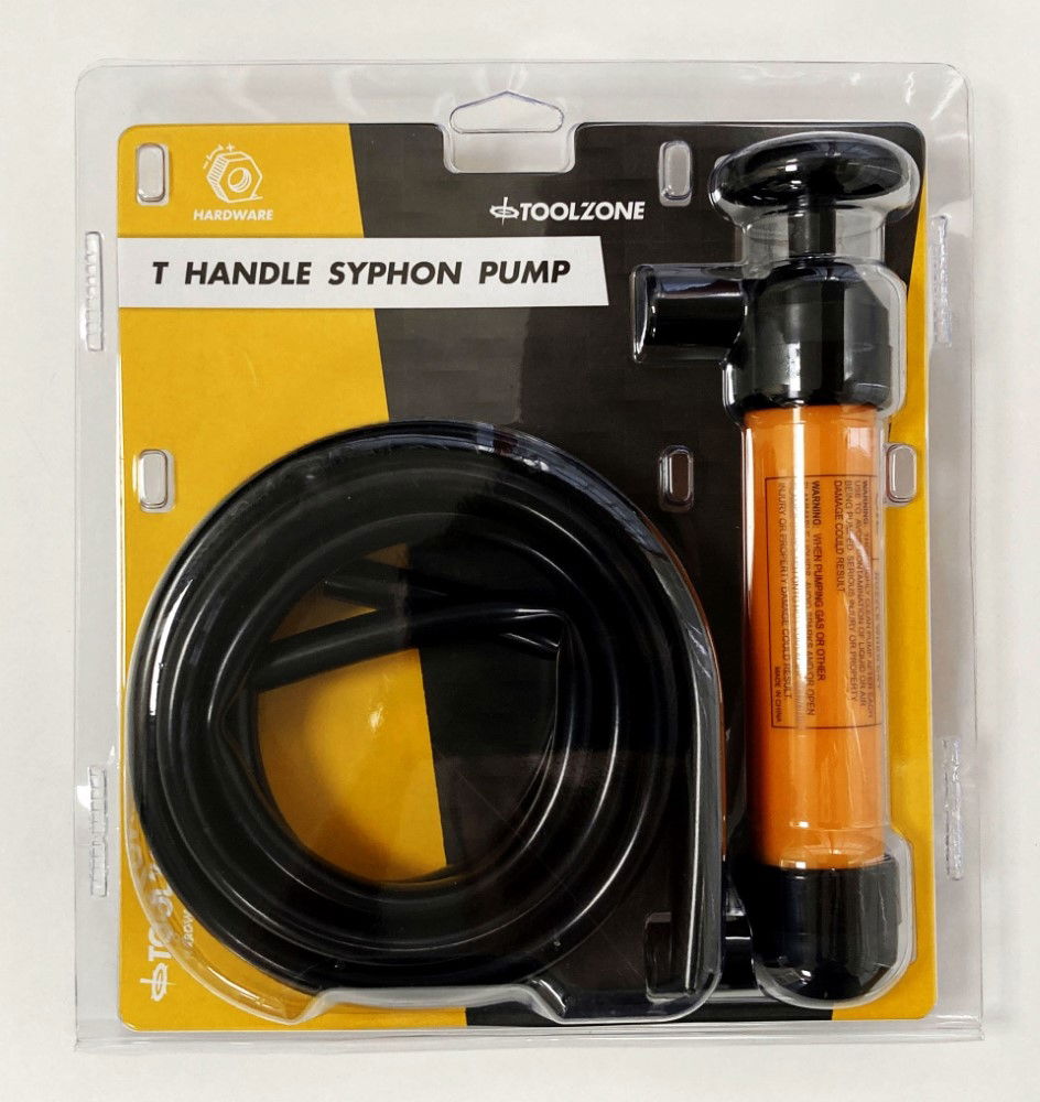 SYPHON PUMP T HANDLE WITH ACCESSORIES - TOOLZONE KDPHW013