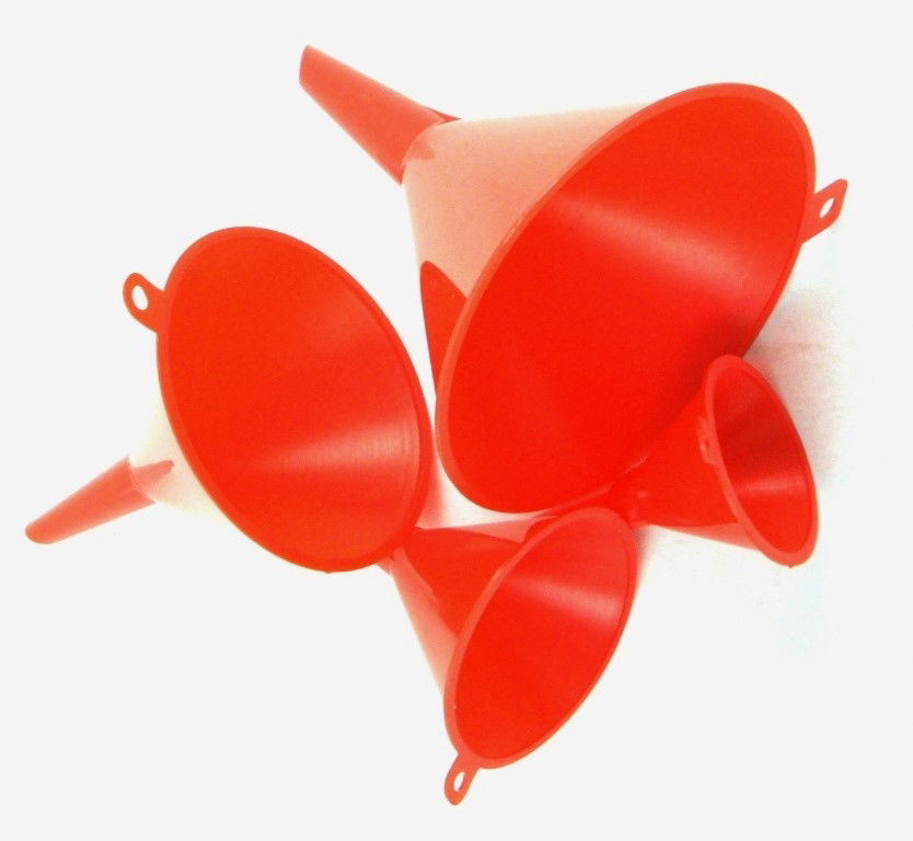 FUNNEL SET 4pc PLASTIC 50-110mm - TOOLZONE KDPHW106