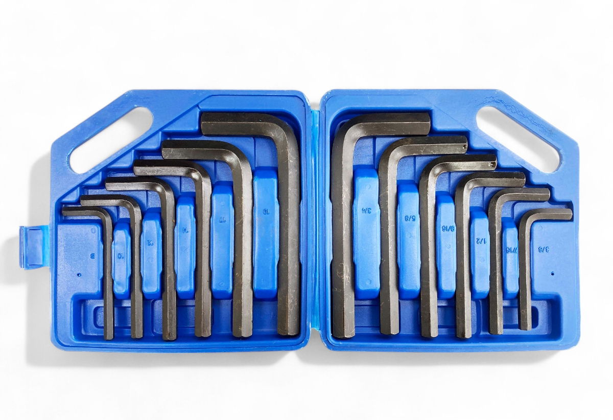 HEX KEY SET JUMBO METRIC AND AF 12pc IN CASE 40CR - TOOLZONE KDPHX024