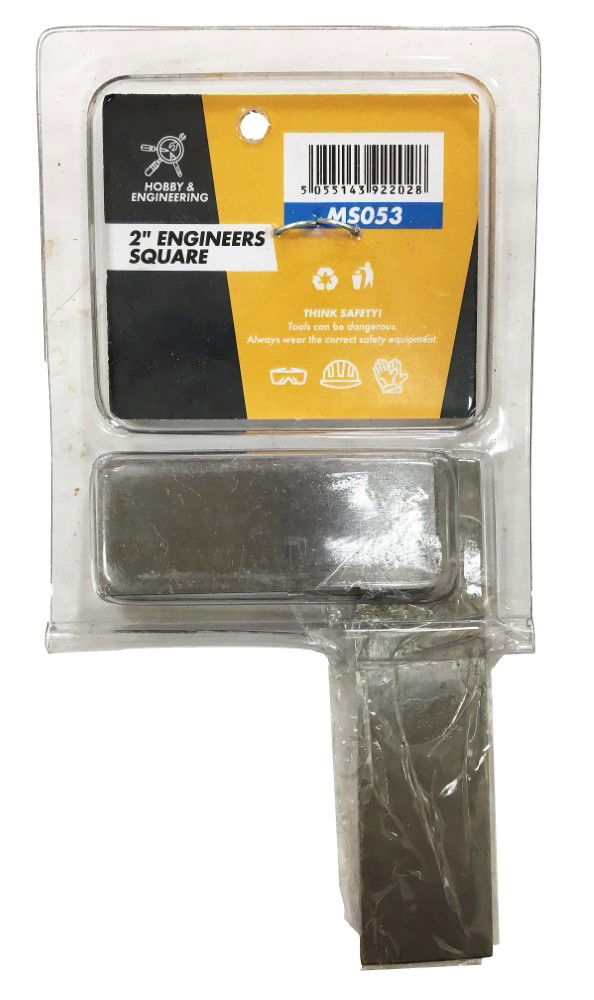 ENGINEERS SQUARE 50mm SOLID STEEL - TOOLZONE KDPMS053