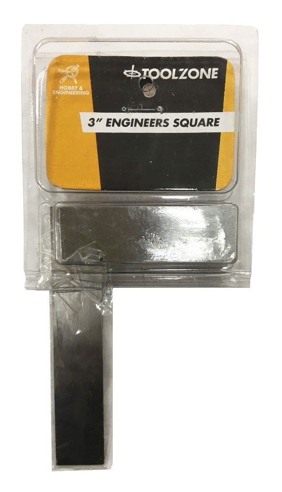 ENGINEERS SQUARE 75mm SOLID STEEL - TOOLZONE KDPMS054
