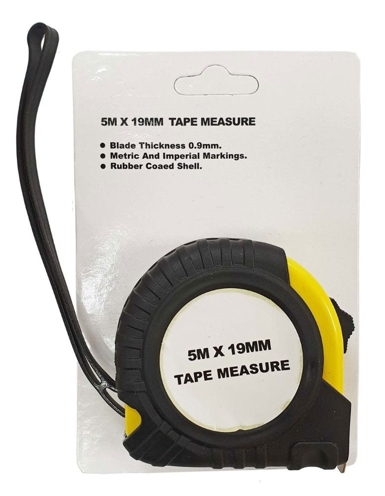 TAPE MEASURE BASIC 5m x 19mm METRIC AND IMPERIAL - TOOLZONE KDPMS061