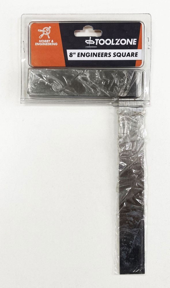 ENGINEERS SQUARE 200mm SOLID STEEL - TOOLZONE KDPMS073