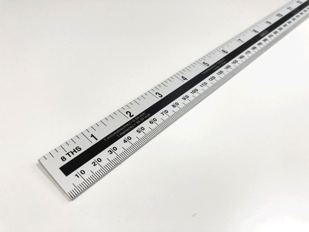 ALUMINIUM RULER 1m METRIC AND IMPERIAL ANODISED - TOOLZONE KDPMS110