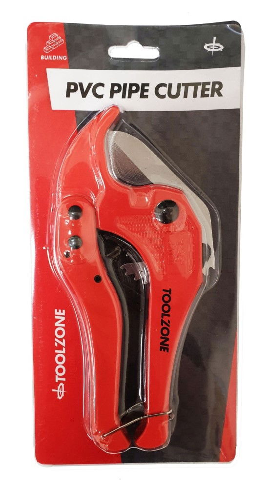 PVC PIPE CUTTER UP TO 1 5/8 42mm RATCHET ACTION DIECAST ALUMINIUM - TOOLZONE KDPPB040