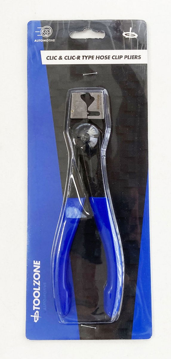HOSE CLIP PLIER FOR CLIC AND R CLIP TYPE SPRING LOADED HANDLES - TOOLZONE KDPPL126