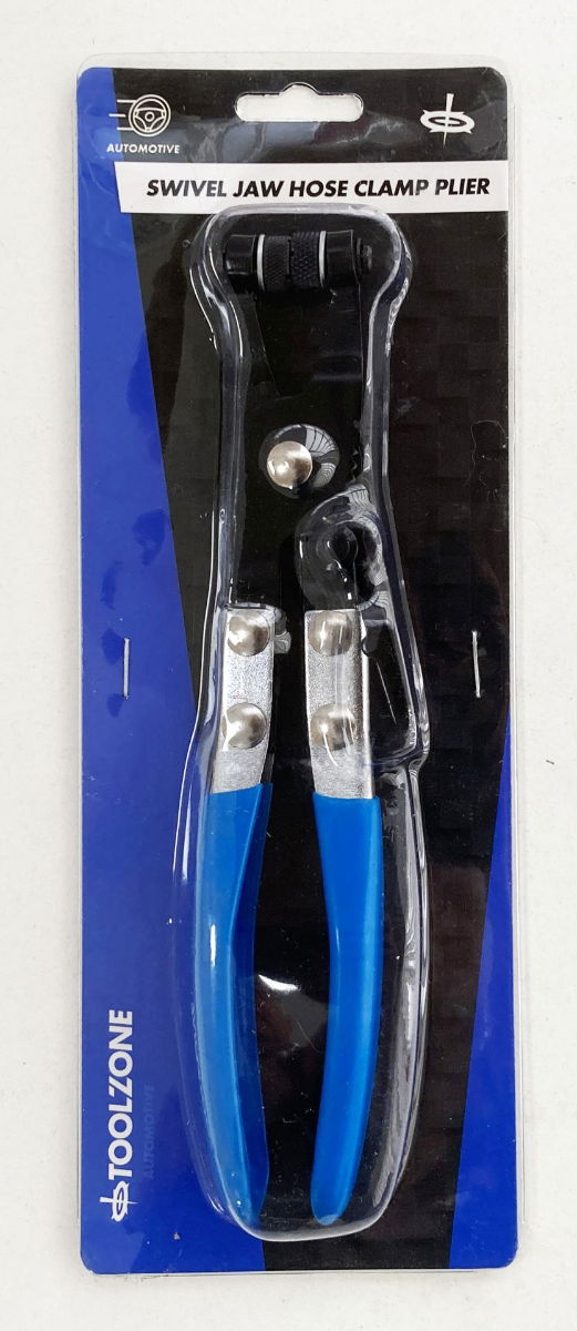 SWIVEL JAW HOSE CLIP CLAMP PLIER RATCHET OPERATION LOCK FACILITY - TOOLZONE KDPPL127