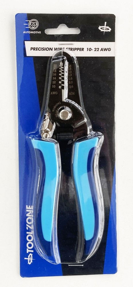 WIRE STRIP PLIERS 10-22 swg SPRING LOADED LOCKING CATCH - TOOLZONE KDPPL129
