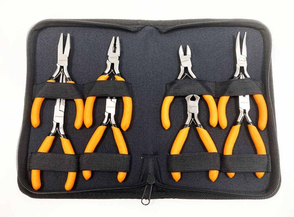 MINI PLIER SET ASSORTED 8PC CHROME VANADIUM STEEL - TOOLZONE KDPPL137