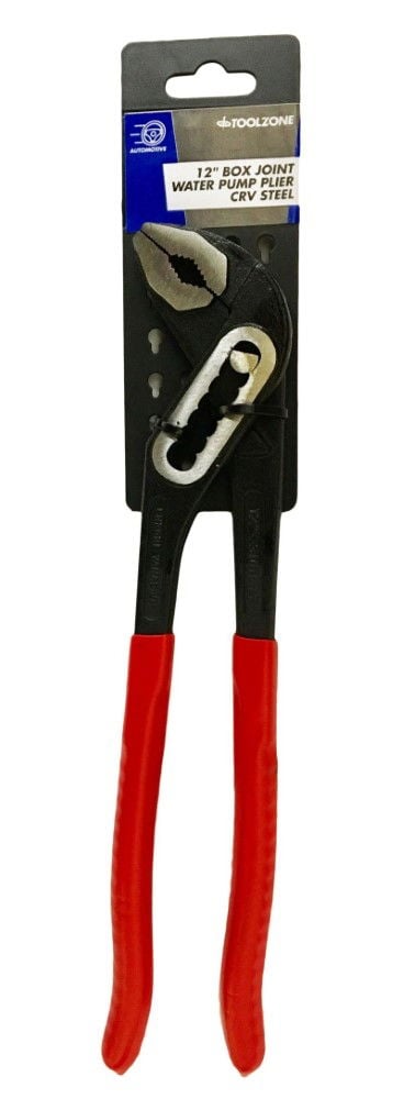 WATER PUMP PLIERS BOX JOINT 12 CRV BLACK FINISH - TOOLZONE KDPPL146