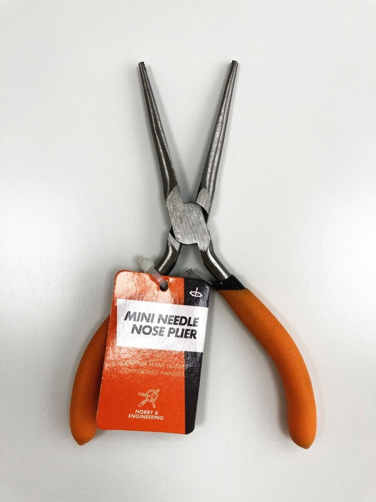 MINI NEEDLE NOSE PLIER SPRING LOADED FOAM HANDLES - TOOLZONE KDPPL177