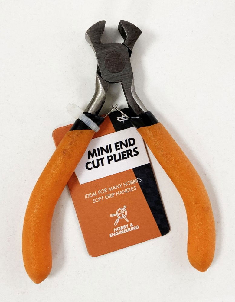 MINI END CUT PLIERS SPRING LOADED FOAM HANDLES - TOOLZONE KDPPL178