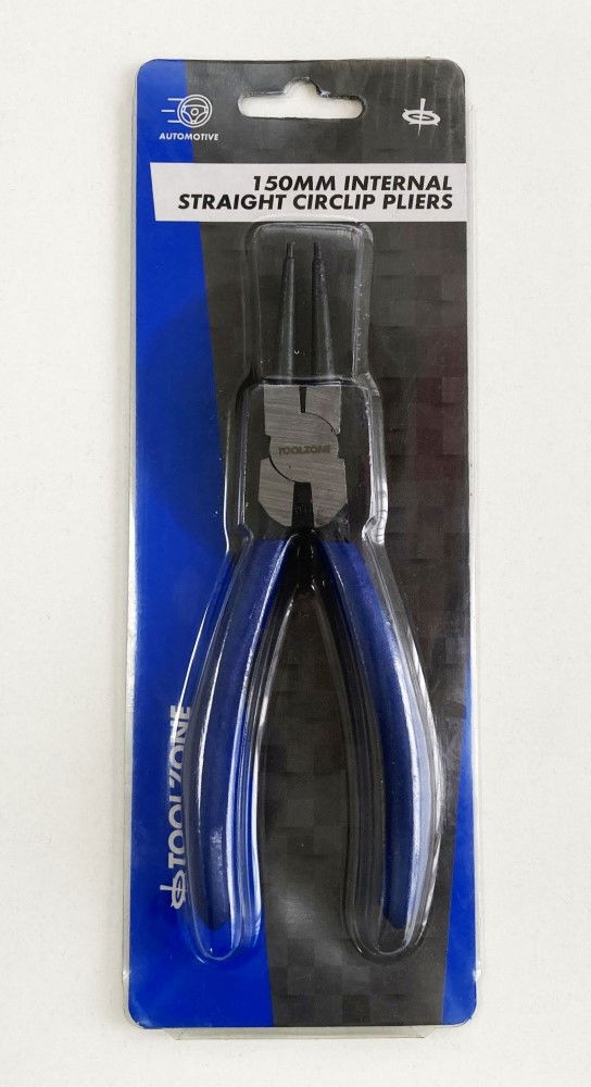 CIRCLIP PLIERS INTERNAL STRAIGHT 6 CARBON STEEL - TOOLZONE KDPPL237