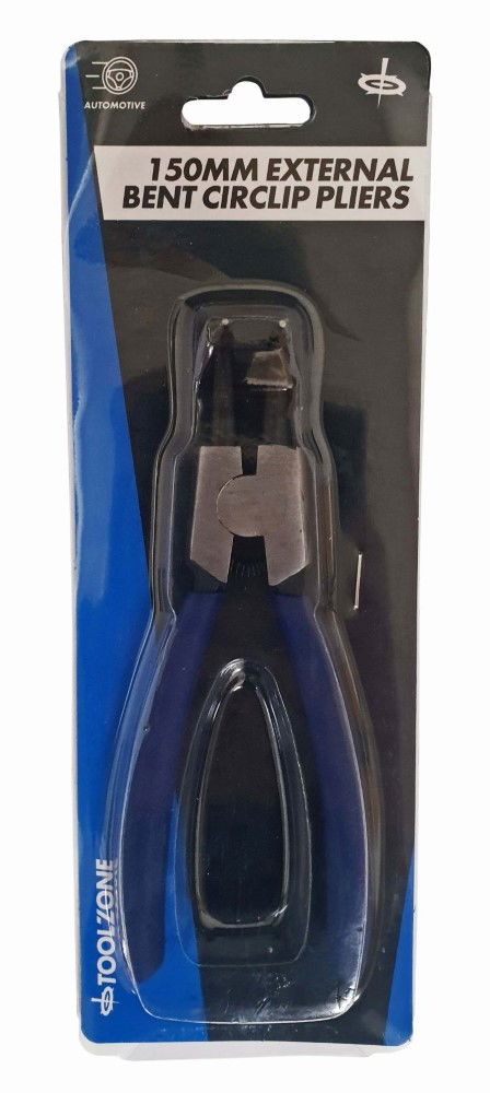 CIRCLIP PLIERS EXTERNAL BENT 6 CARBON STEEL - TOOLZONE KDPPL240