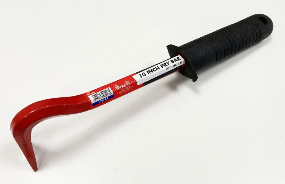 PRY BAR 10 SWAN NECK RUBBER HANDLE - TOOLZONE KDPPN013