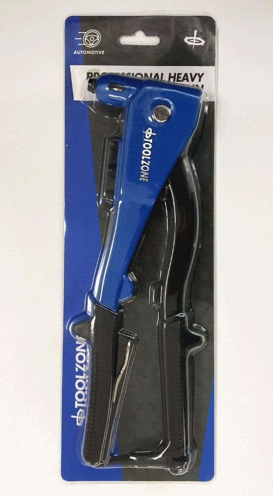 HAND RIVETER 265mm 2.4-4.8mm 4 NOZZLES - TOOLZONE KDPRV002