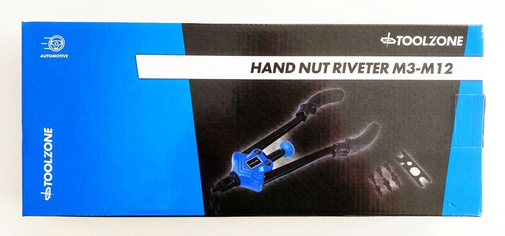 HAND NUT RIVETER M3-M12 360mm - TOOLZONE KDPRV012