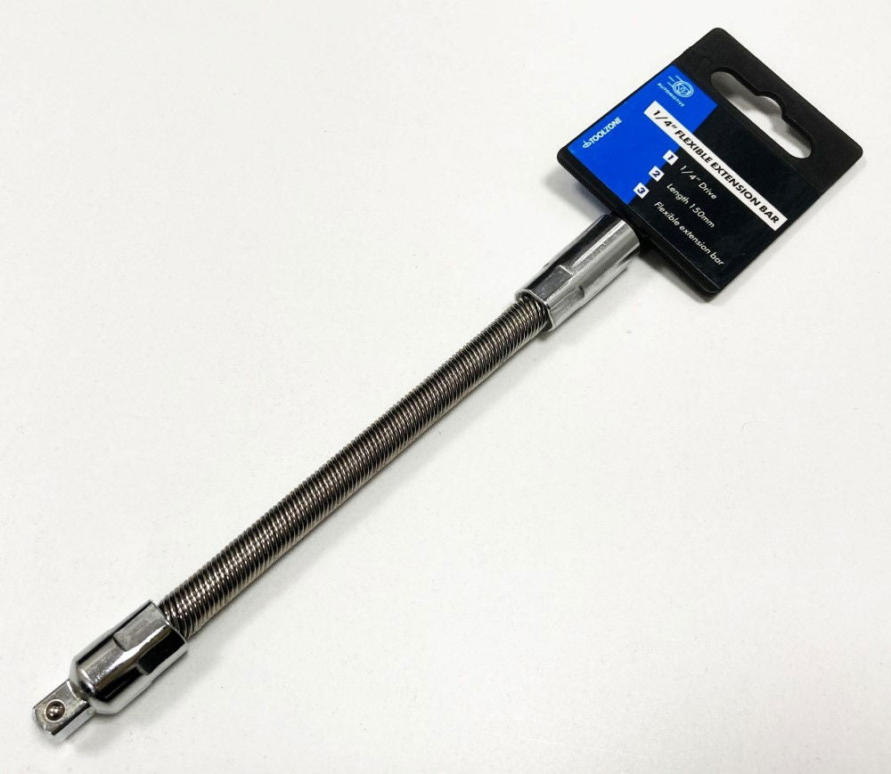 FLEXIBLE EXTENSION BAR 1/4 DRIVE 6 150mm - TOOLZONE KDPSD268