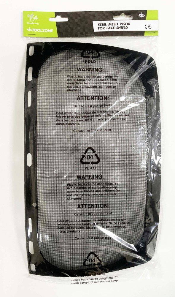 SPARE STEEL MESH VISOR FOR SF013 - TOOLZONE KDPSF008