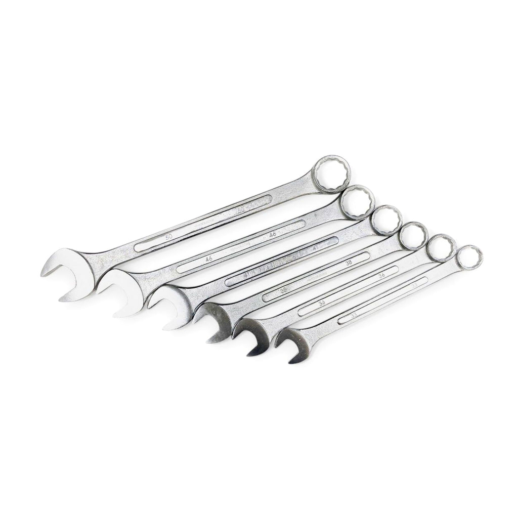 JUMBO COMBINATION SPANNERS SET 6PC 33-50mm - TOOLZONE KDPSP008