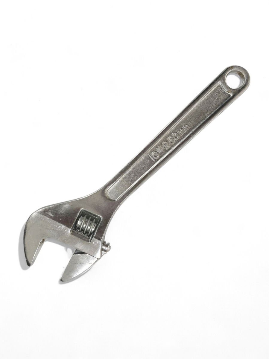 ADJUSTABLE SPANNER 10 MAX JAW 29mm DROP FORGED CHROME PLATED - TOOLZONE KDPSP044