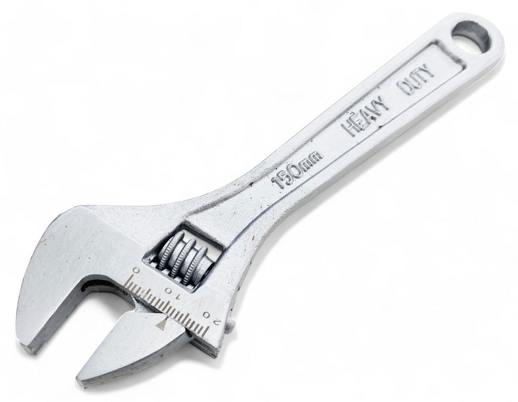ADJUSTABLE SPANNER 6 MAX JAW 20mm DROP FORGED SATIN FINISH - TOOLZONE KDPSP050