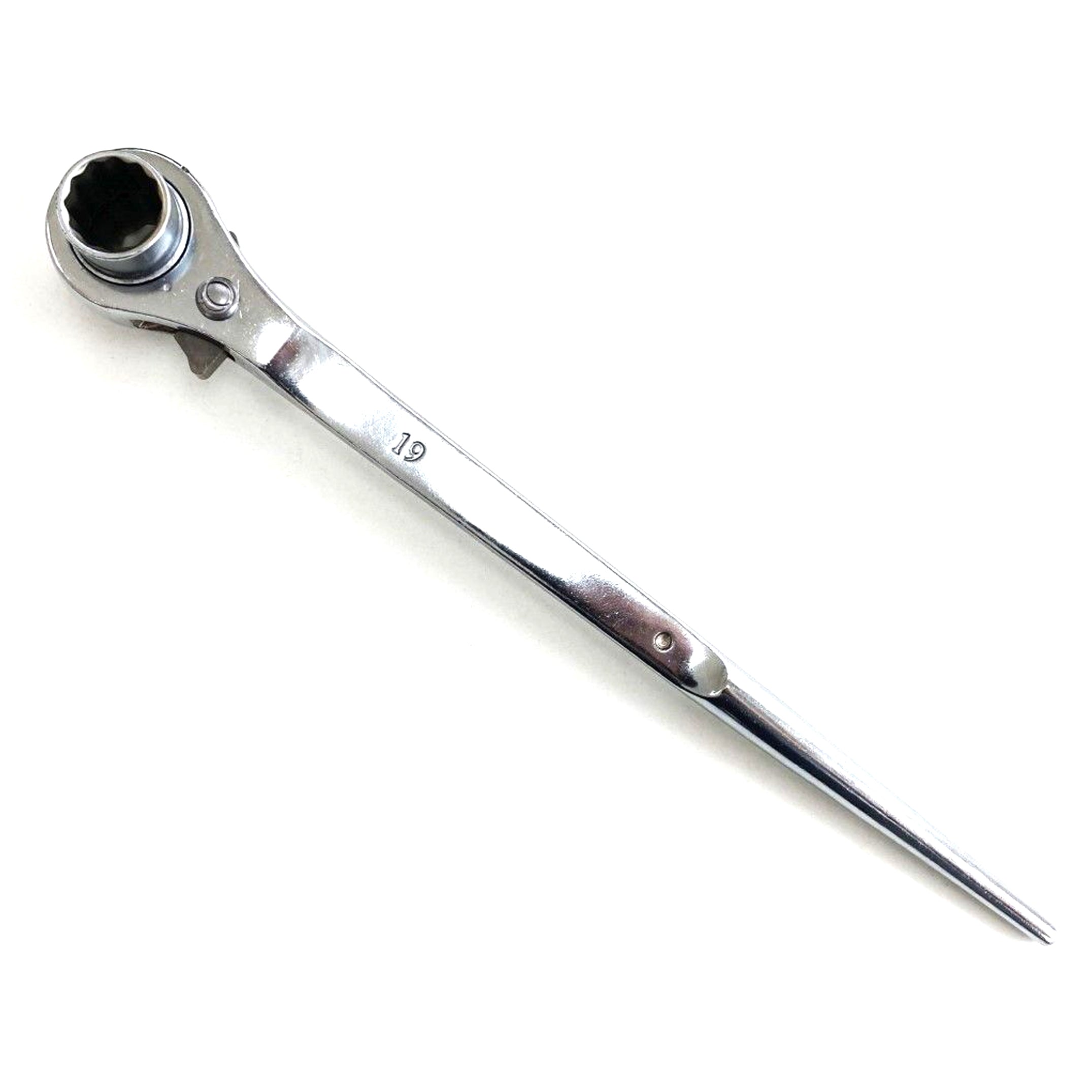 RATCHET PODGER WRENCH 19/21mm CHROME VANADIUM STEEL - TOOLZONE KDPSP139