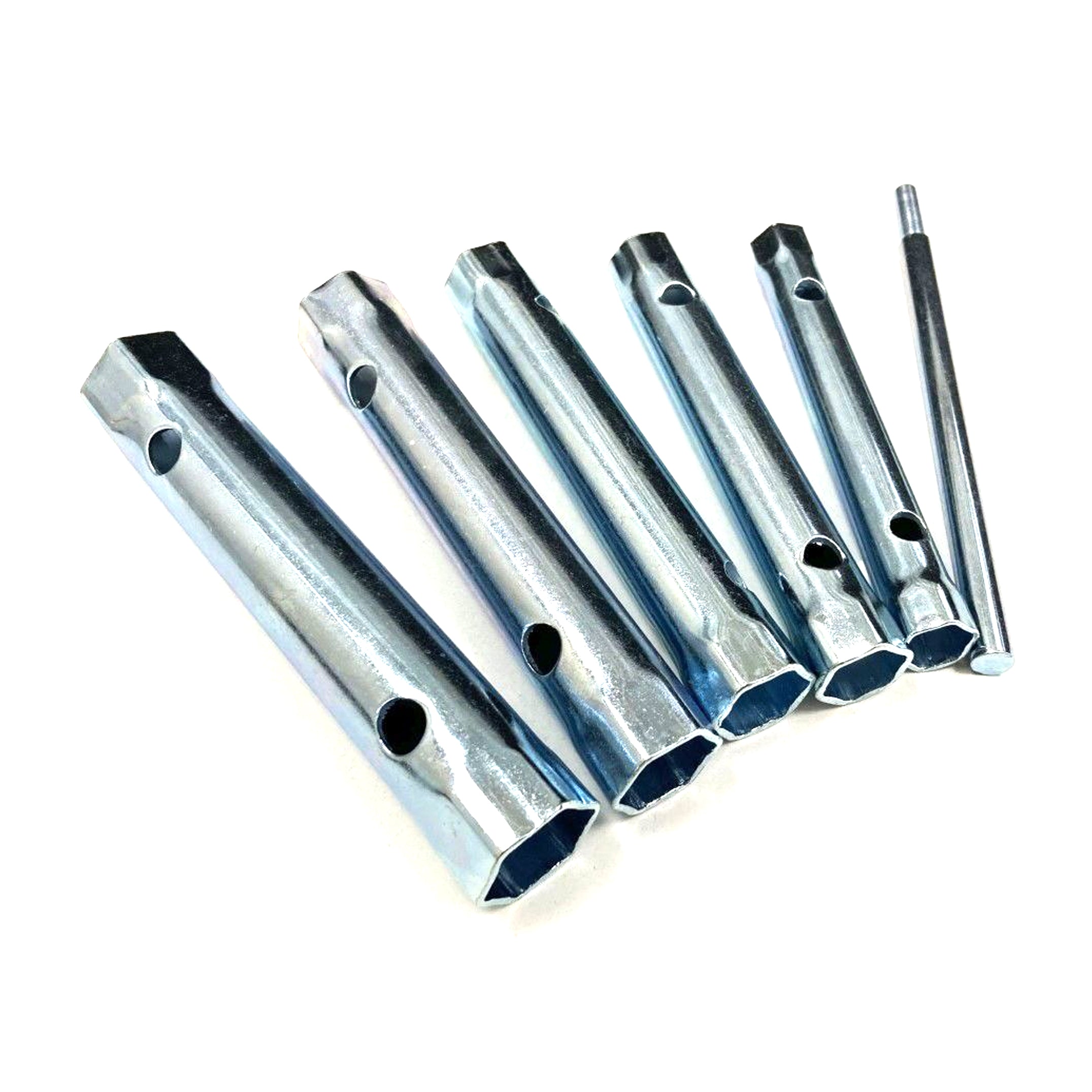 BOX SPANNER SET 6pc 10-19mm WITH DRIVE BAR - TOOLZONE KDPSP150