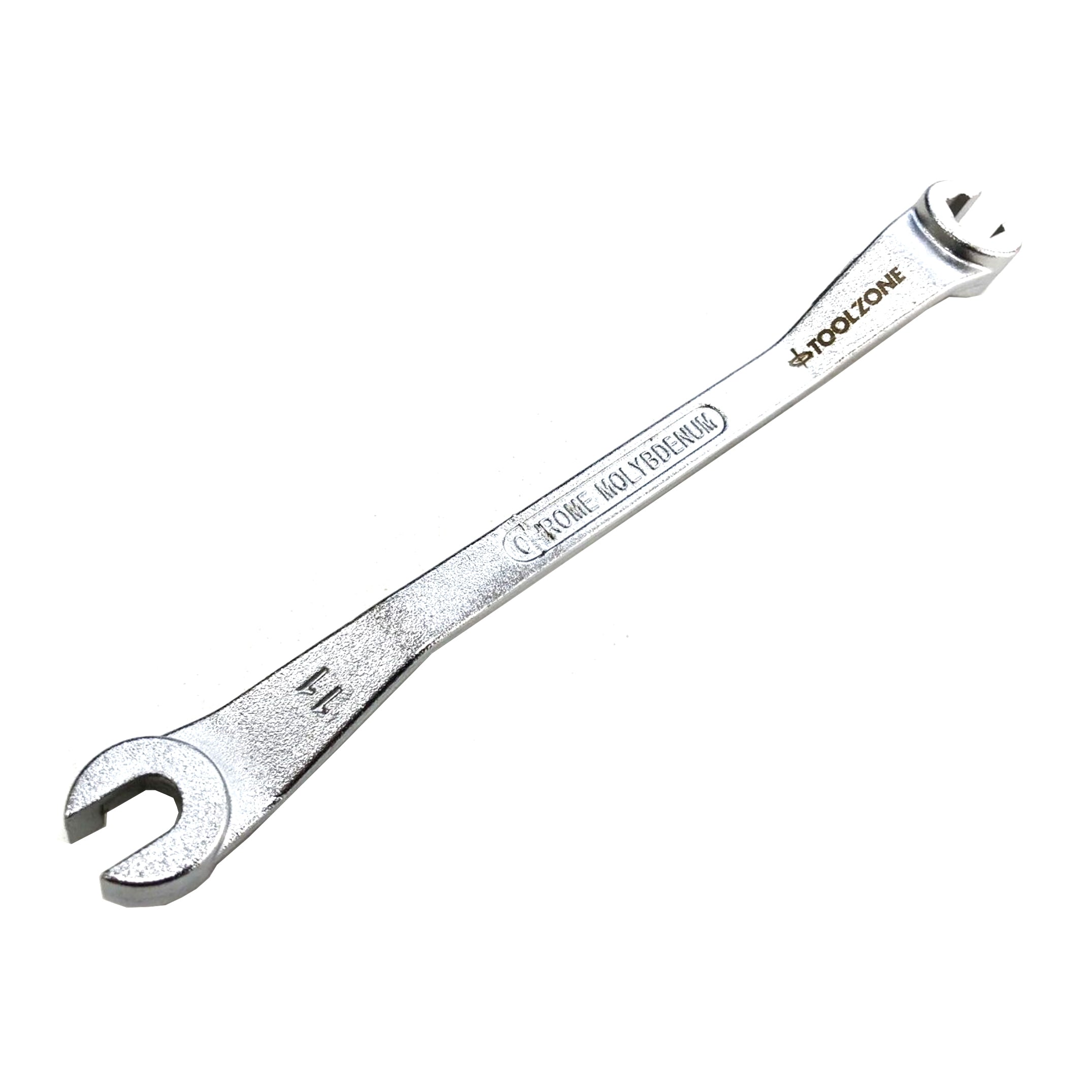BRAKE LINE SPANNER 10 x 11mm 180mm OFFSET DESIGN - TOOLZONE KDPSP196