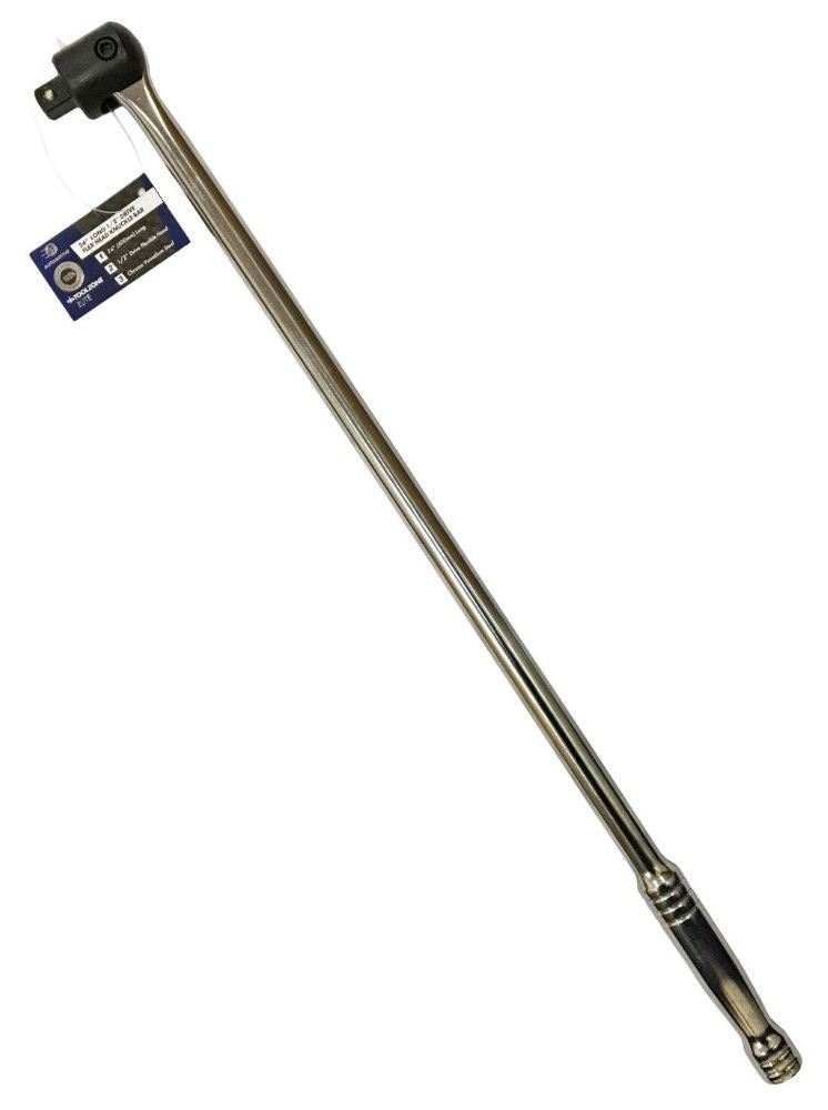 KNUCKLE BAR 1/2 DRIVE 24 CRV POLISHED FLEXIBLE HEAD - TOOLZONE KDPSS153