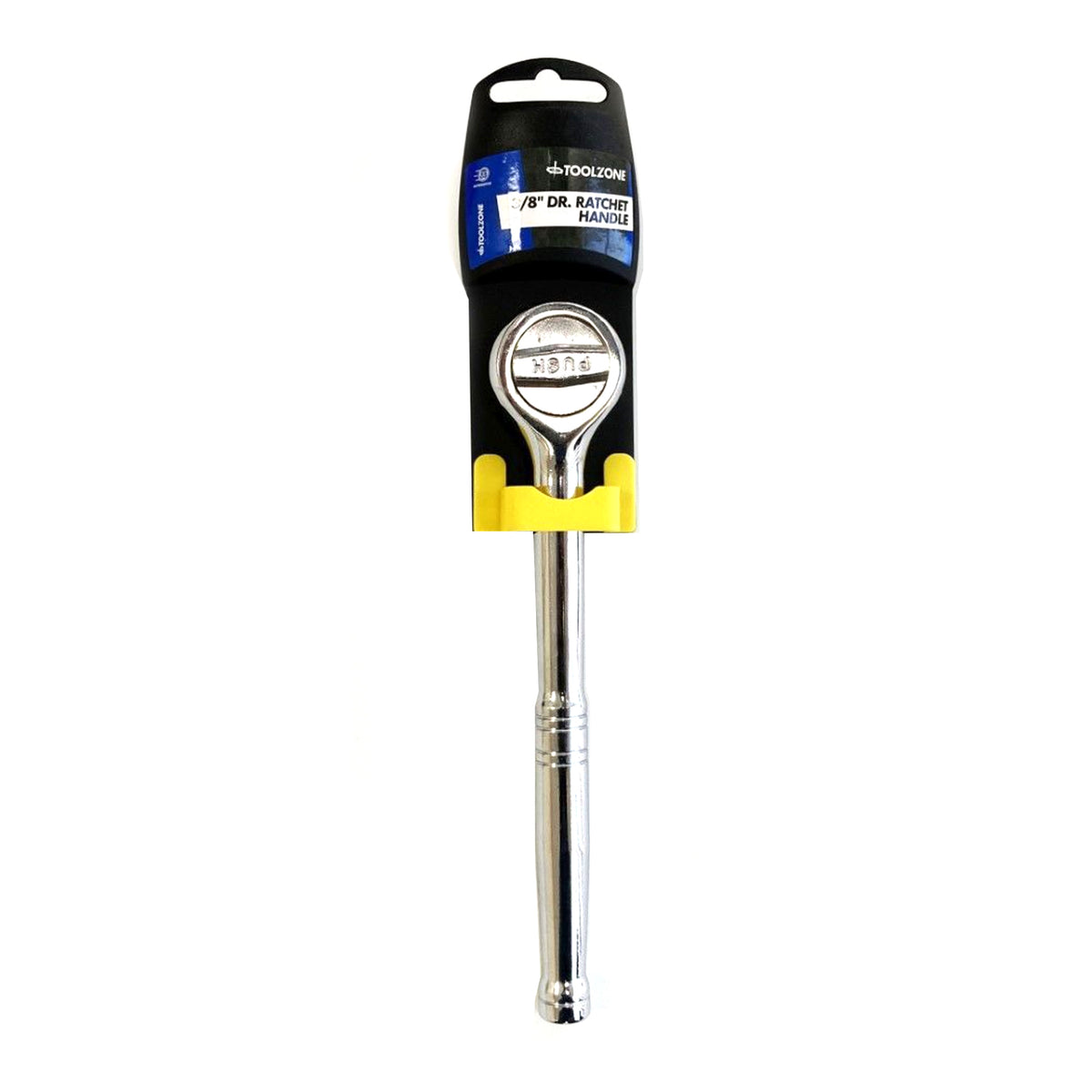 RATCHET HANDLE 3/8 DRIVE POLISHED CHROME QUICK RELEASE - TOOLZONE KDPSS240